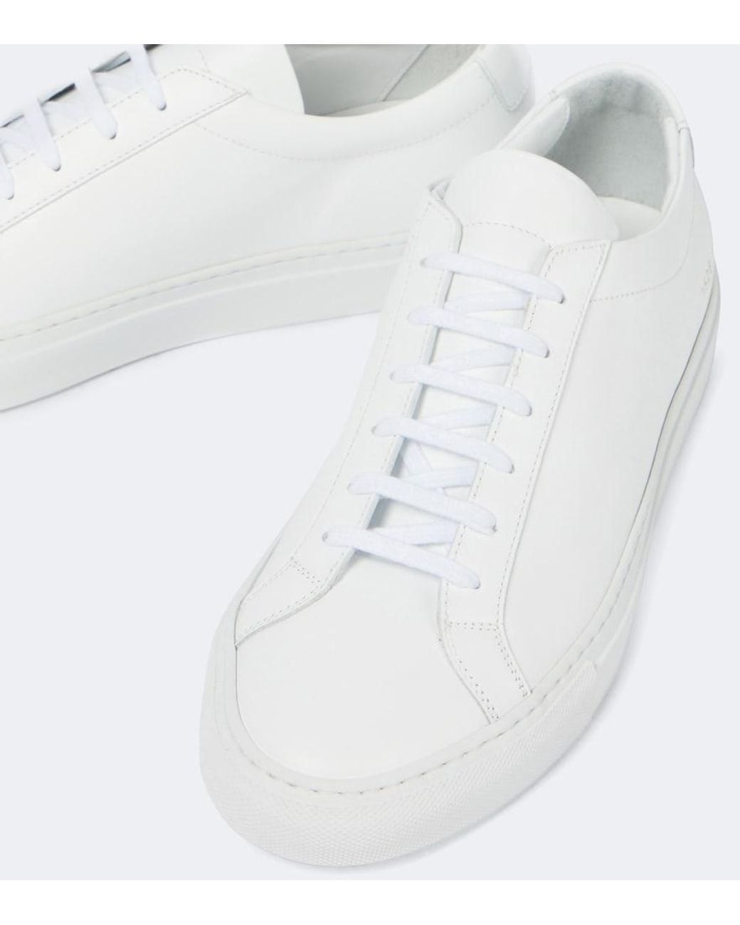 Common Projects White Original Achilles Low Sneakers for men