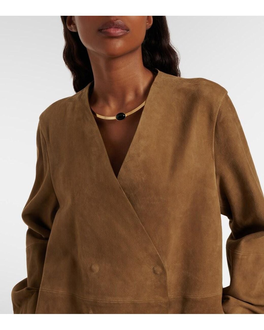 Jennifer Behr Natural Elaine Embellished Necklace