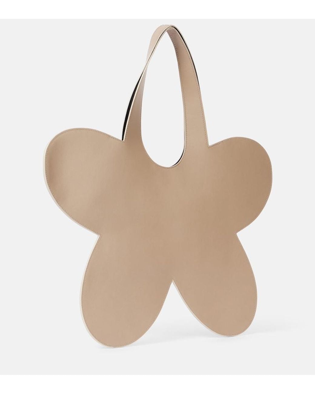 Borsa Tote Flower di Coperni in Natural