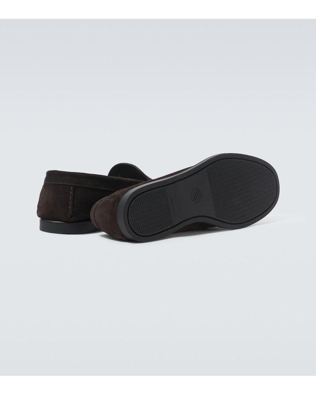Saman Amel Slip-Ons City Aus Veloursleder in Black für Herren
