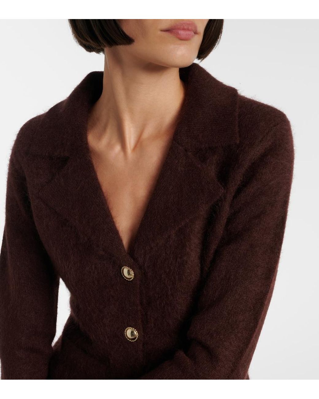 Dorothee Schumacher Purple Wool And Cashmere Jacket
