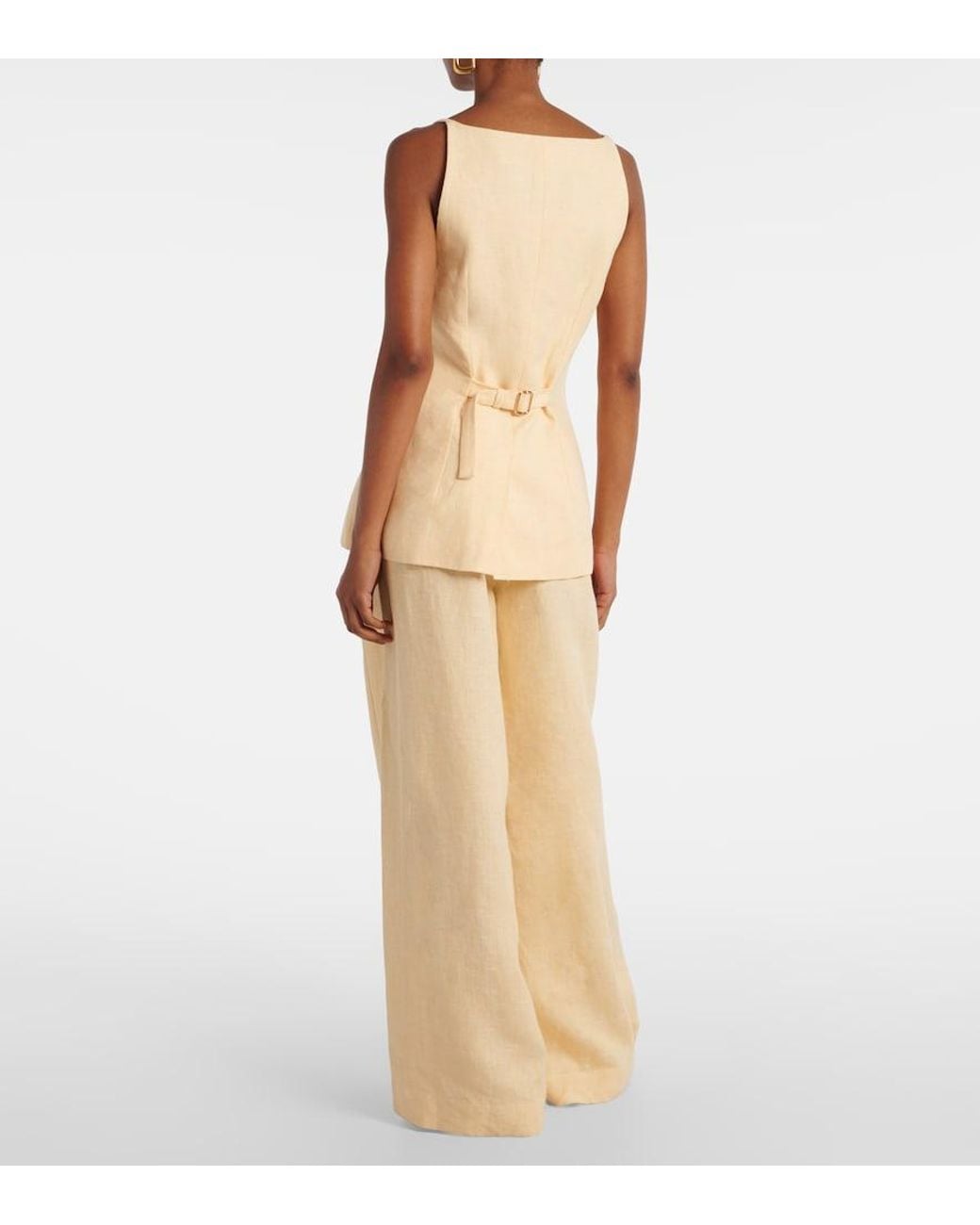 Posse Natural Nancy Linen Top