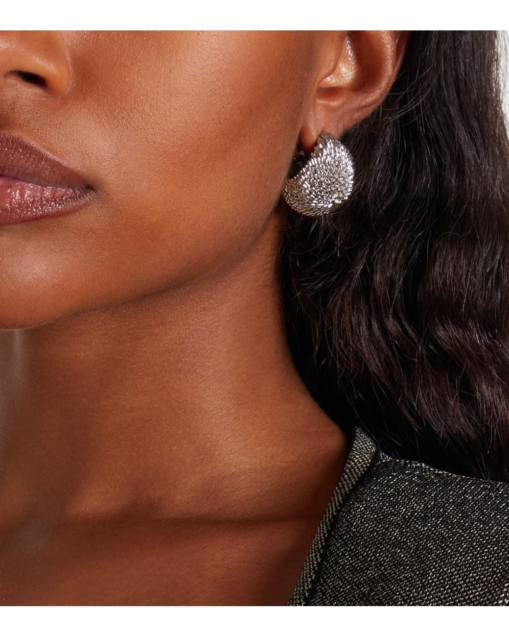 Pendientes Herisson Jacquemus de color White