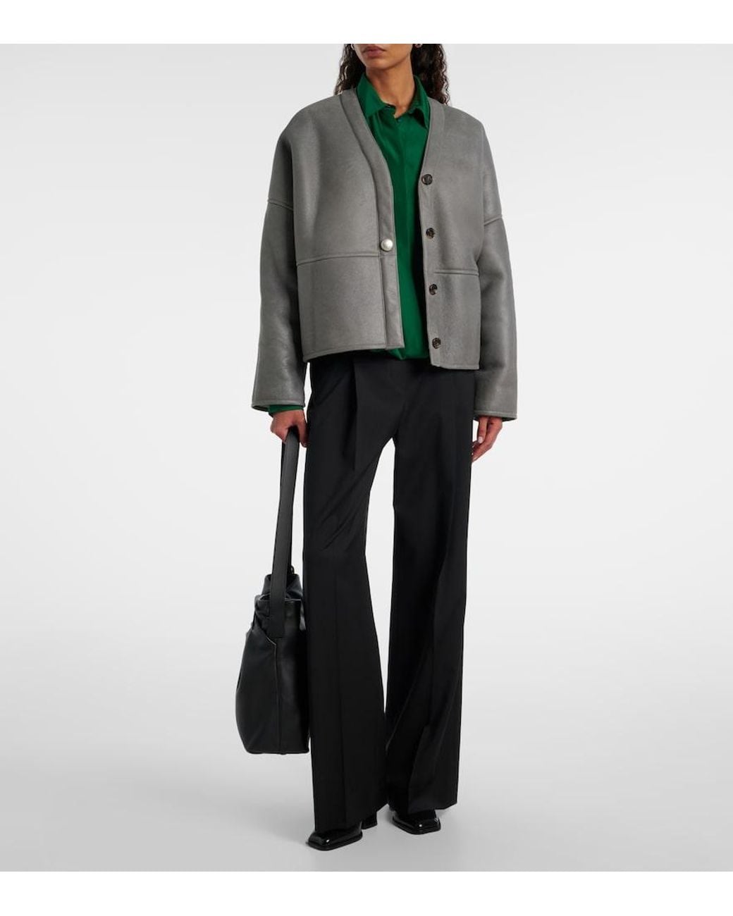 Giacca Pebble di Loewe in Gray