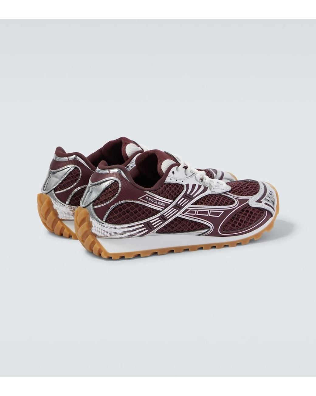 Bottega Veneta Multicolor Apos;S Orbit Technical Fishnet Sneakers for men
