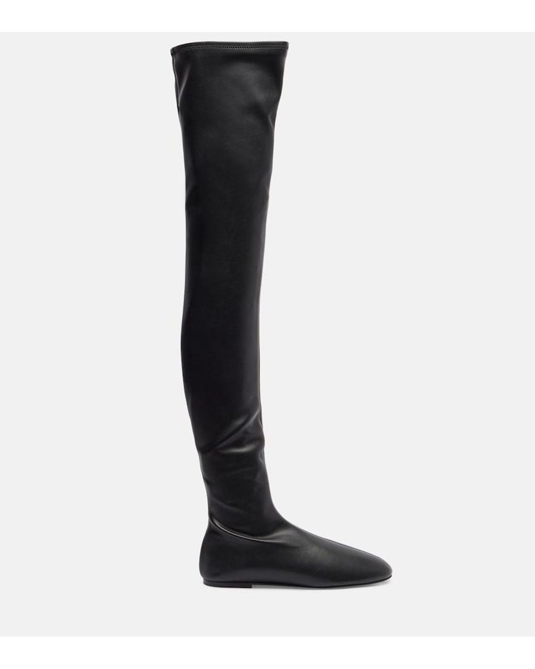 Proenza Schouler Black Tee Stretch Over-The-Knee Boots