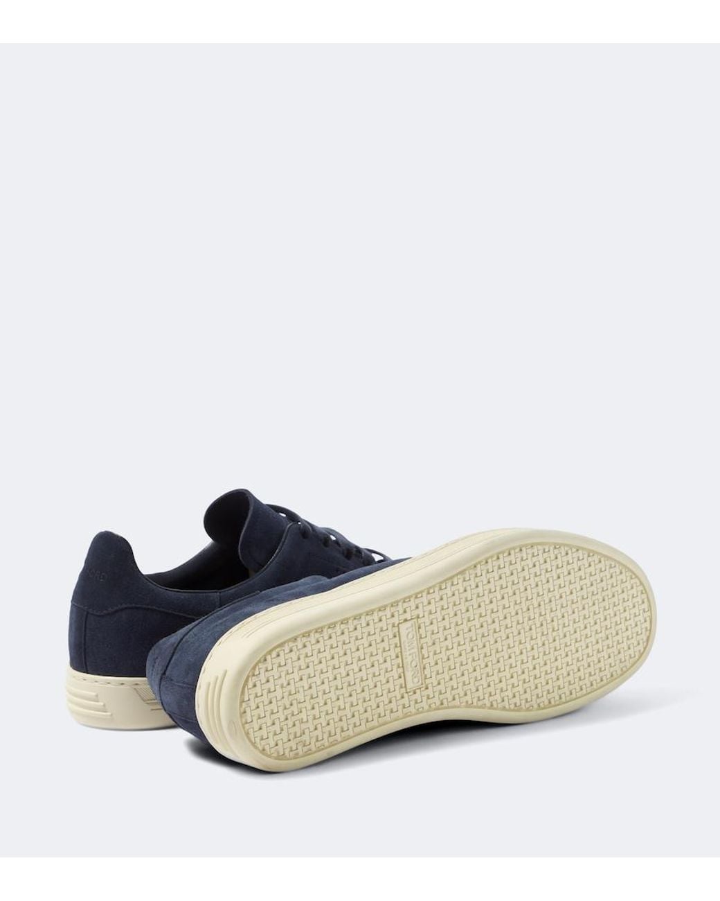 Tom Ford Blue Warwick Suede Sneakers for men