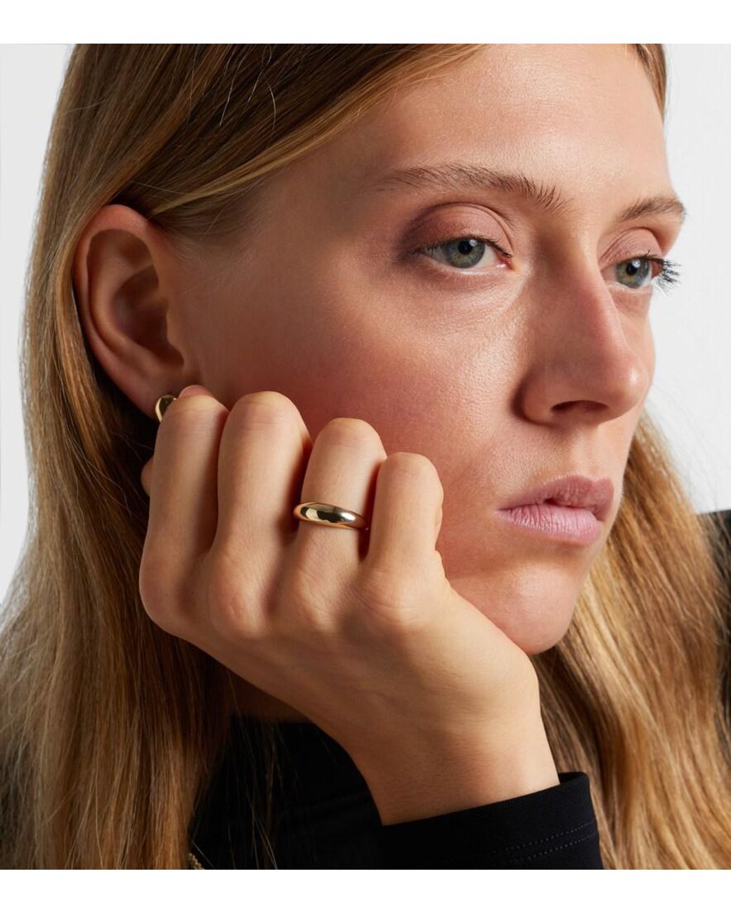 PERSÉE White Dome 9Kt Ring