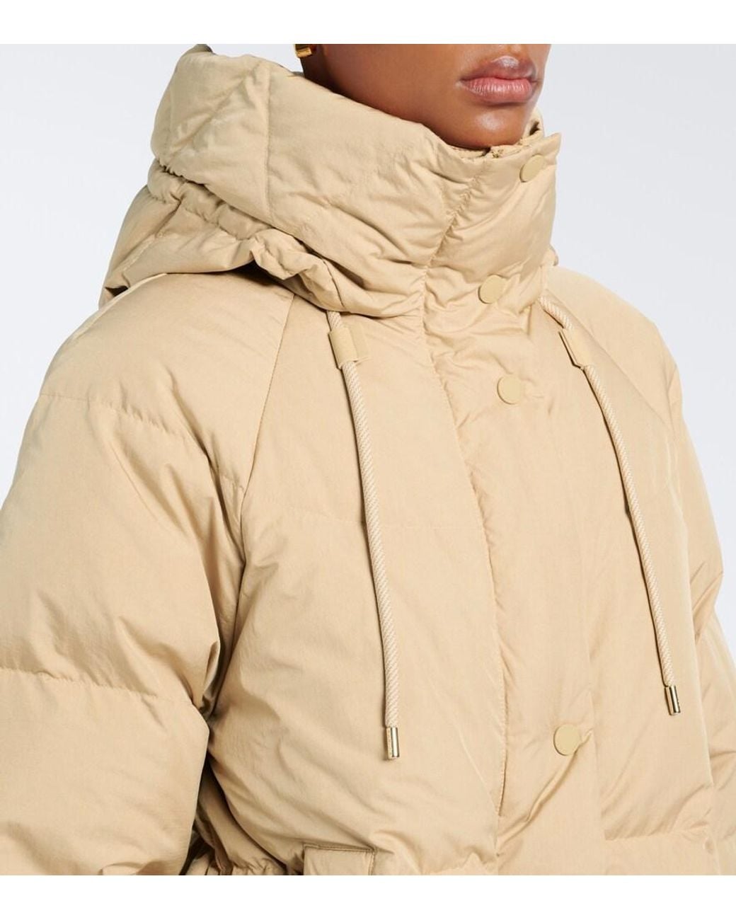 Varley Natural Adler Hooded Down Jacket