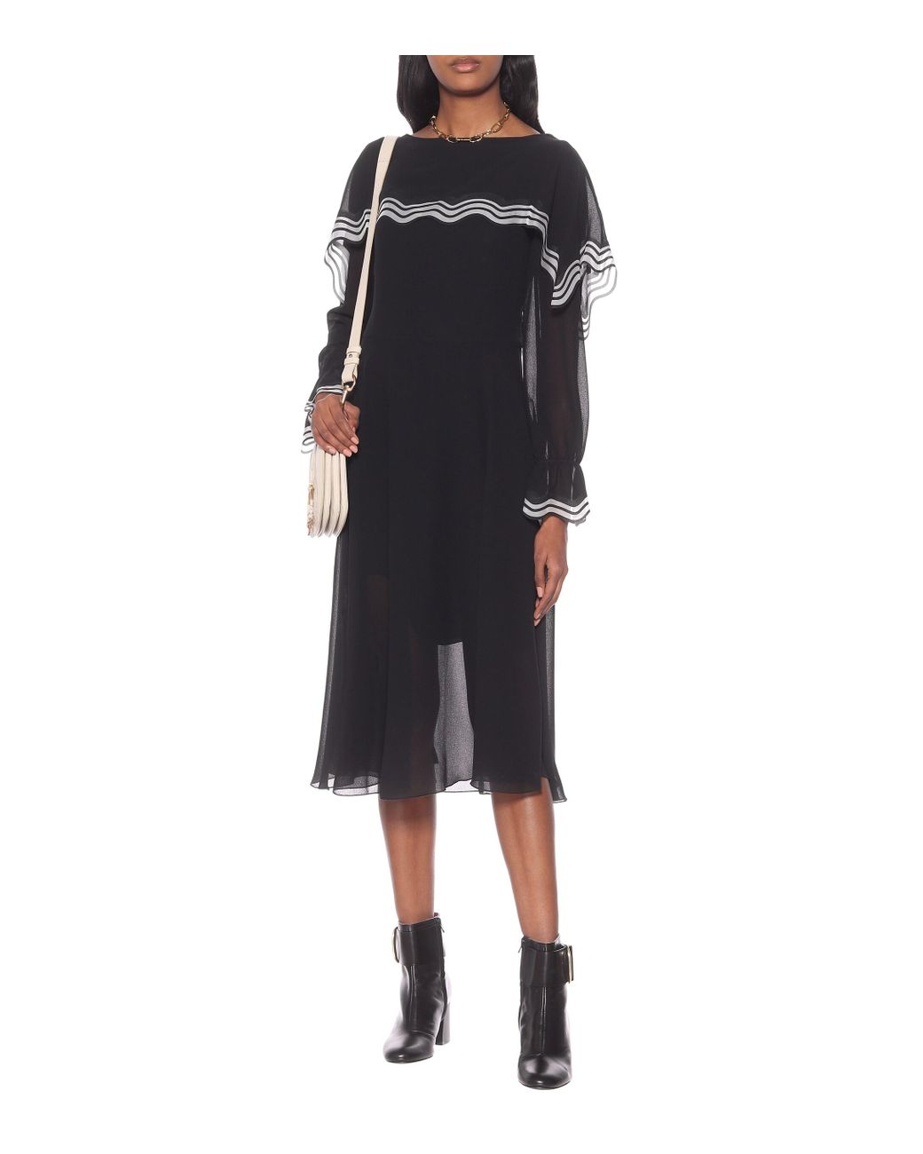 see by chloe georgette dress