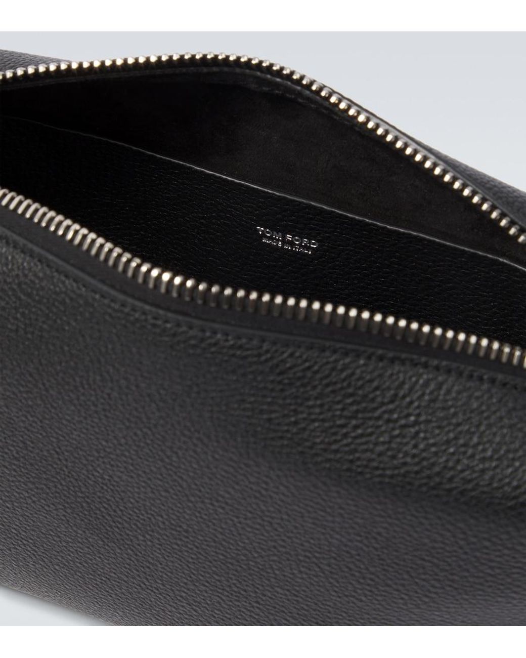 Tom Ford Black Leather Crossbody Bag for men