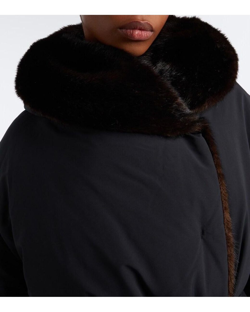 Loulou de Saison Black Darcy Belted Down Coat