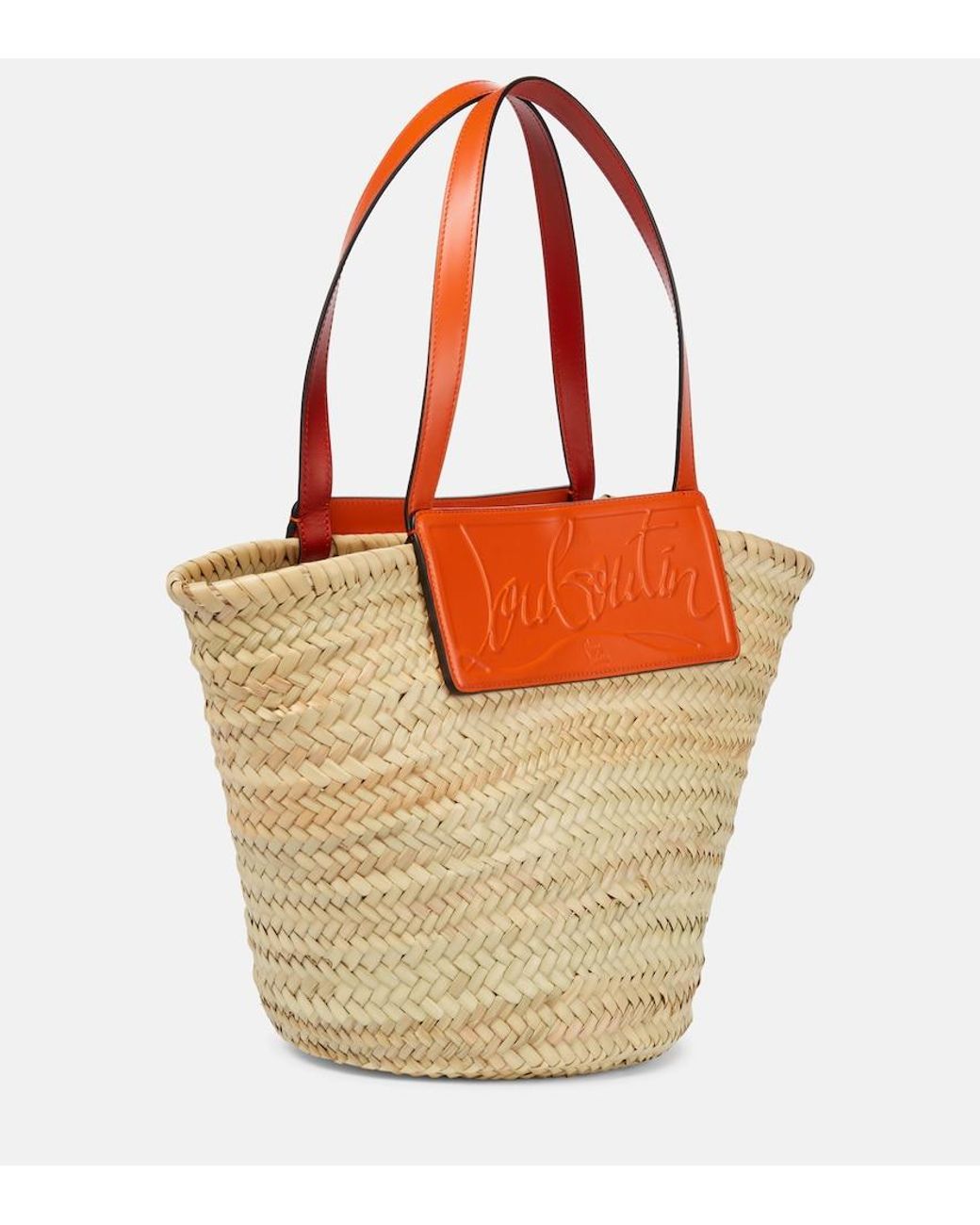Christian Louboutin Natural Loubishore Woven Tote