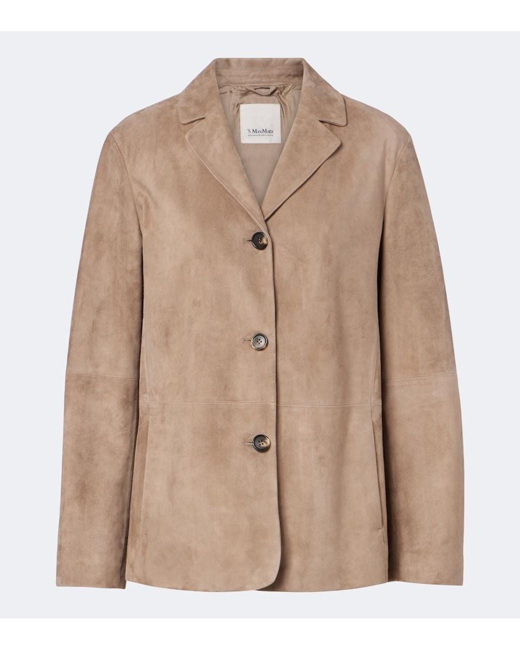 Max Mara Brown Suede Jacket