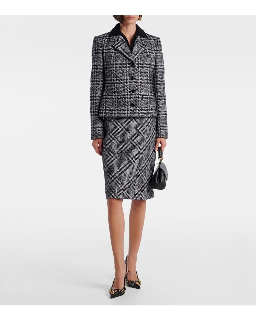 Dolce & Gabbana Black Cashmere Polo Sweater