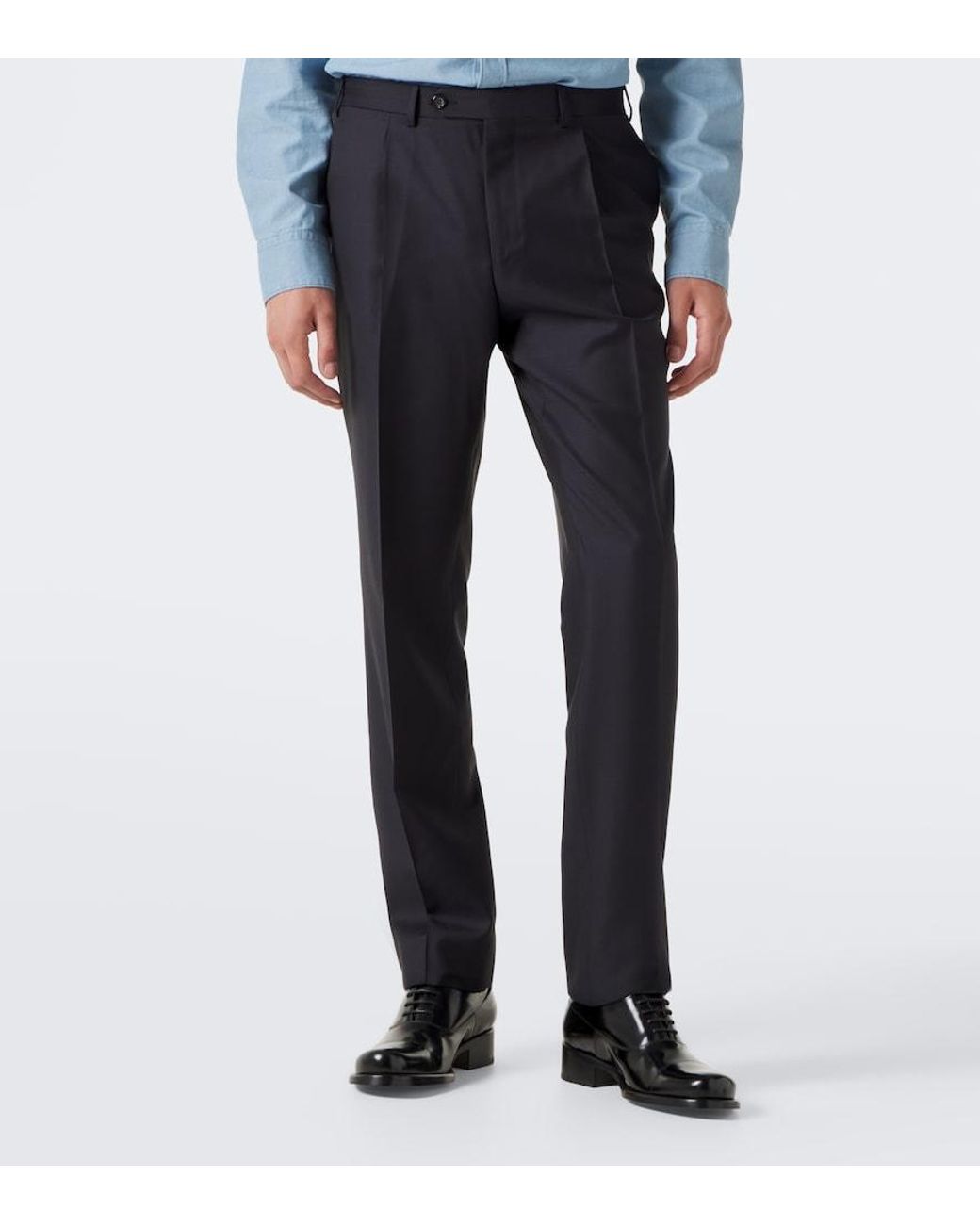 Canali Blue Wool Suit for men