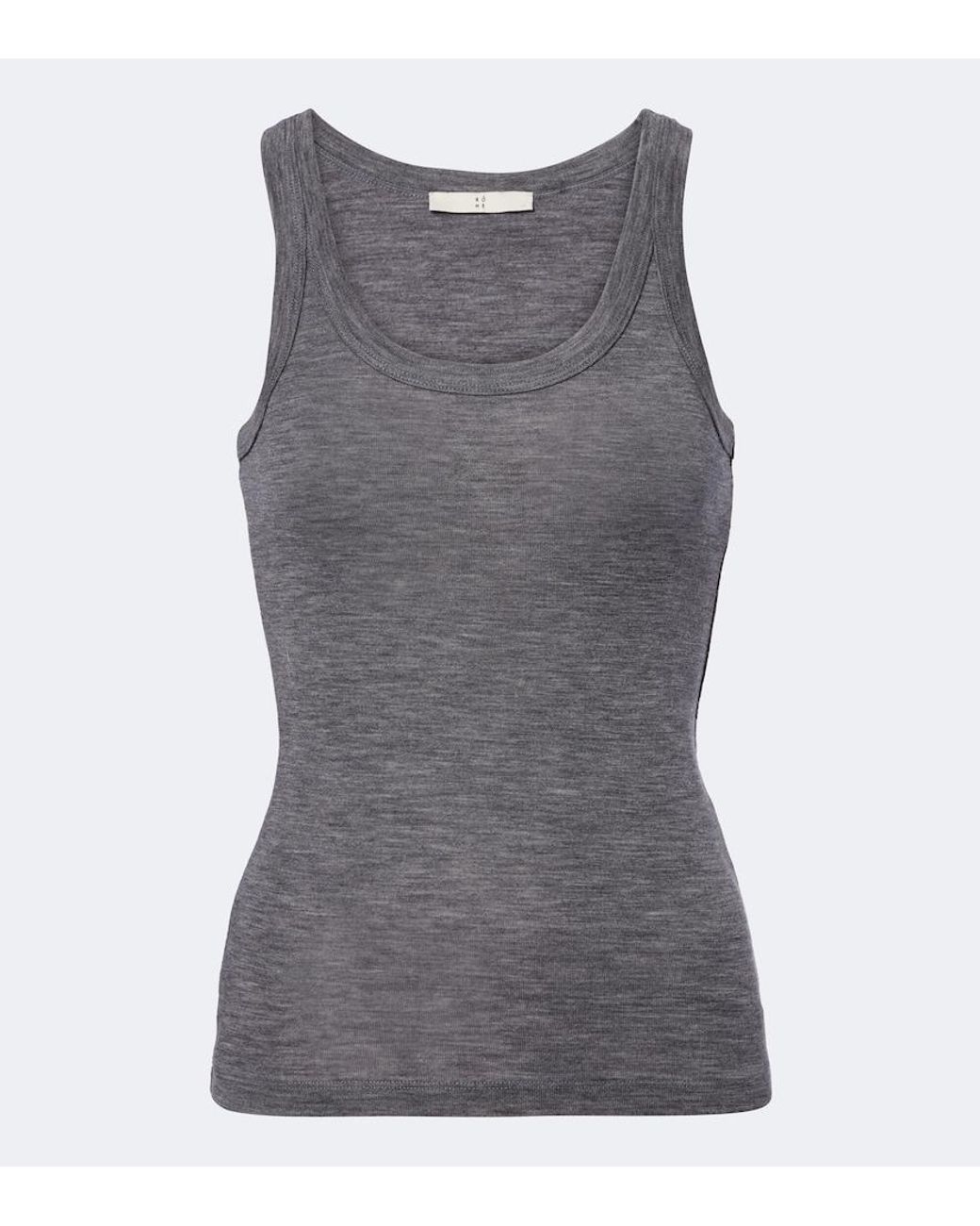Rohe Gray Wool Jersey Tank Top