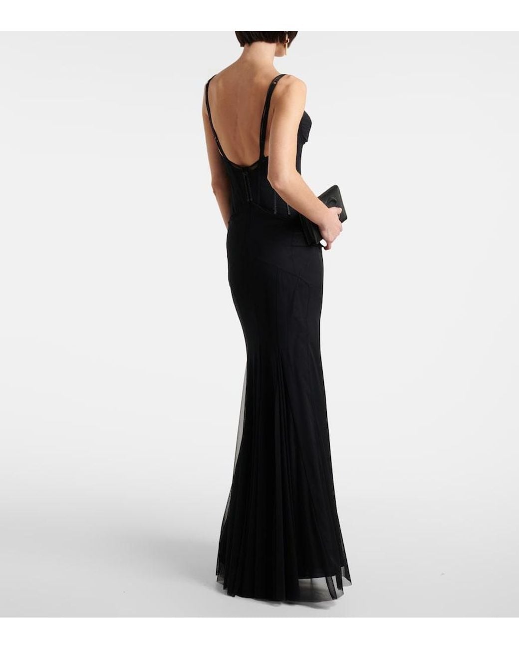 Dolce & Gabbana Black Long Dress
