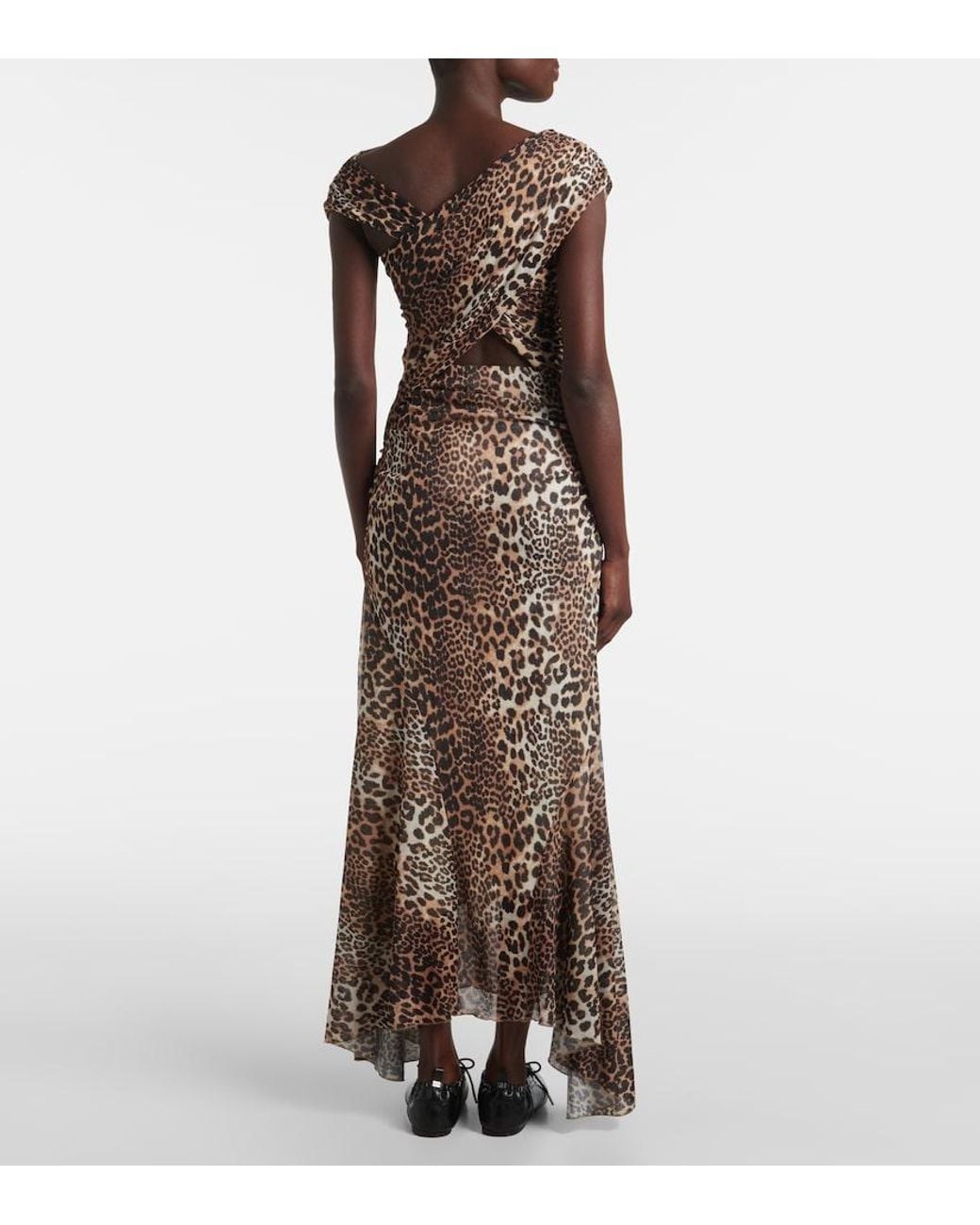 Ganni Natural Dresses