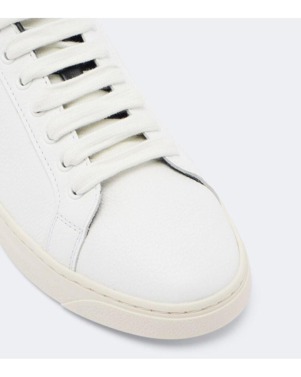 McQueen White Axle Leather Sneakers