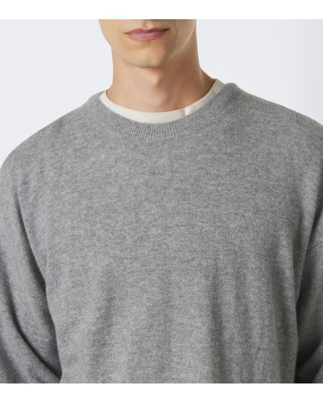 FRAME Gray Cashmere Sweater for men