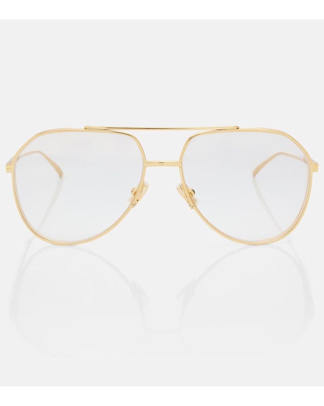 Bottega Veneta Multicolor Light Ribbon Aviator Glasses