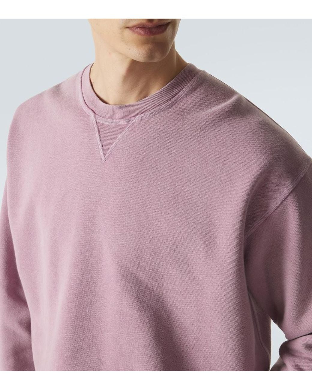 Our Legacy Purple Base Cotton Fleece Sweatshirt for men