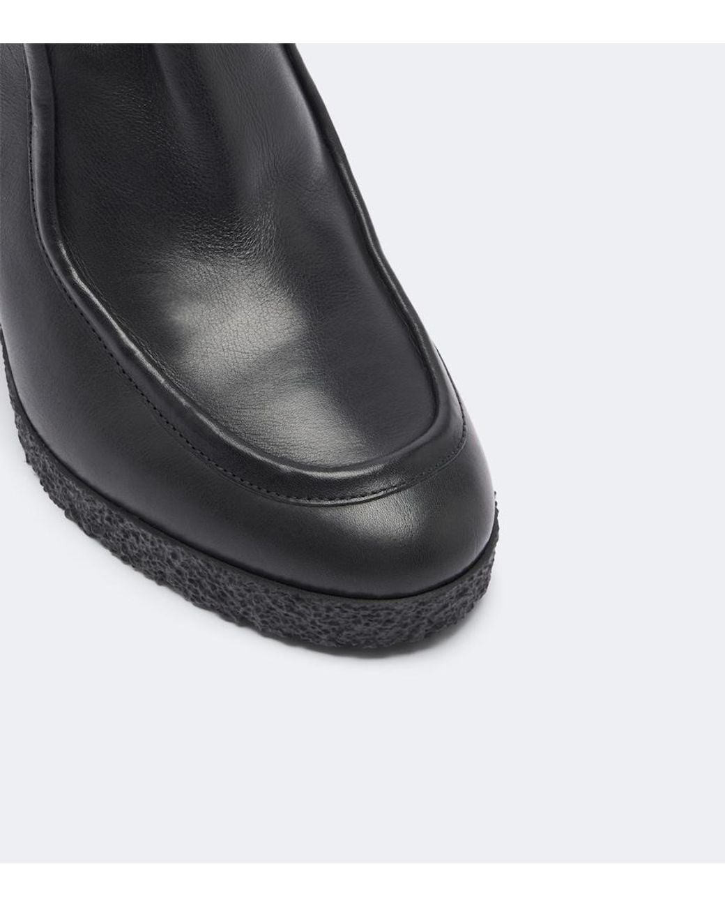 Isabel Marant Black Cylia Leather Wedge Ankle Boots