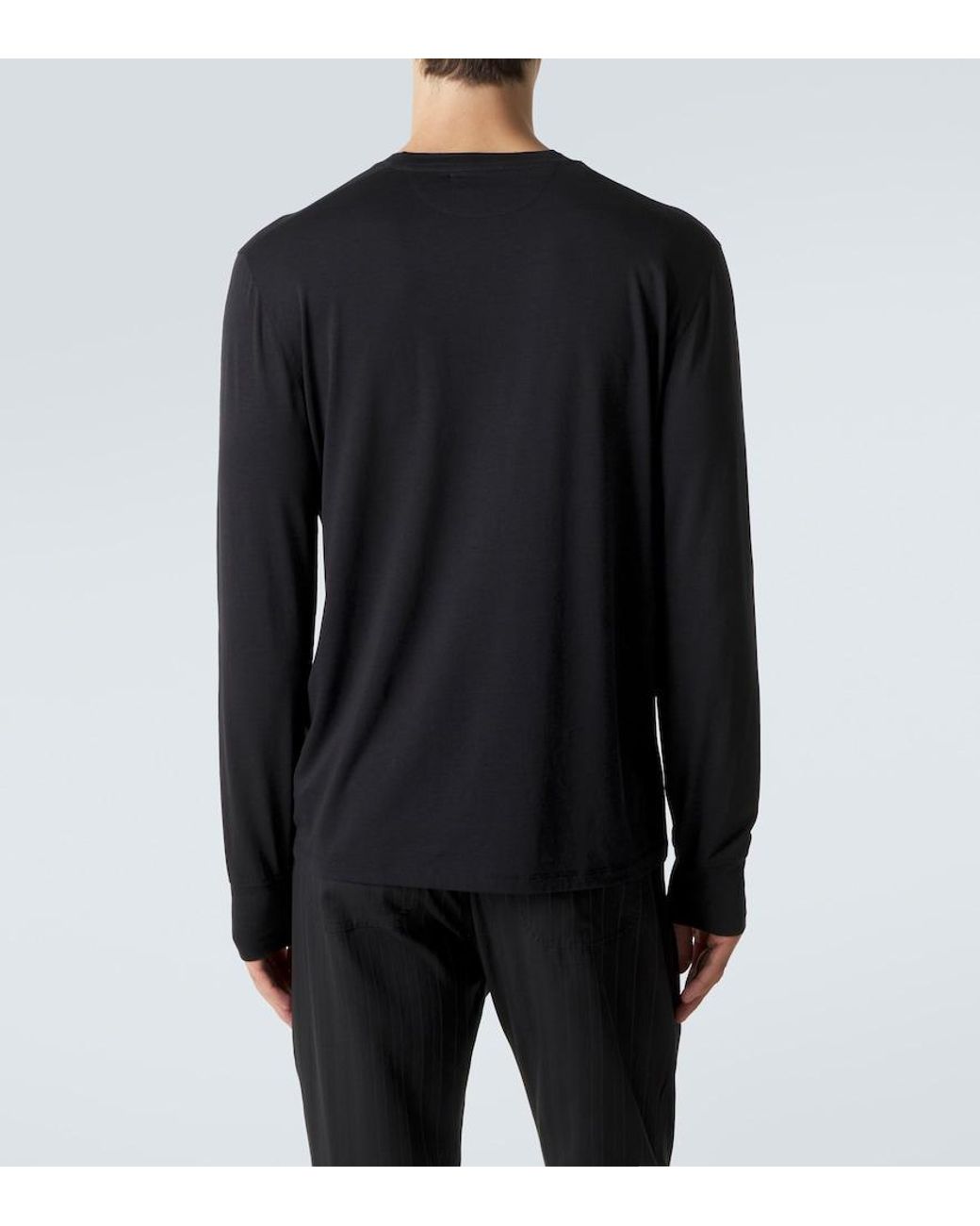 Tom Ford Black Jersey T-Shirt for men