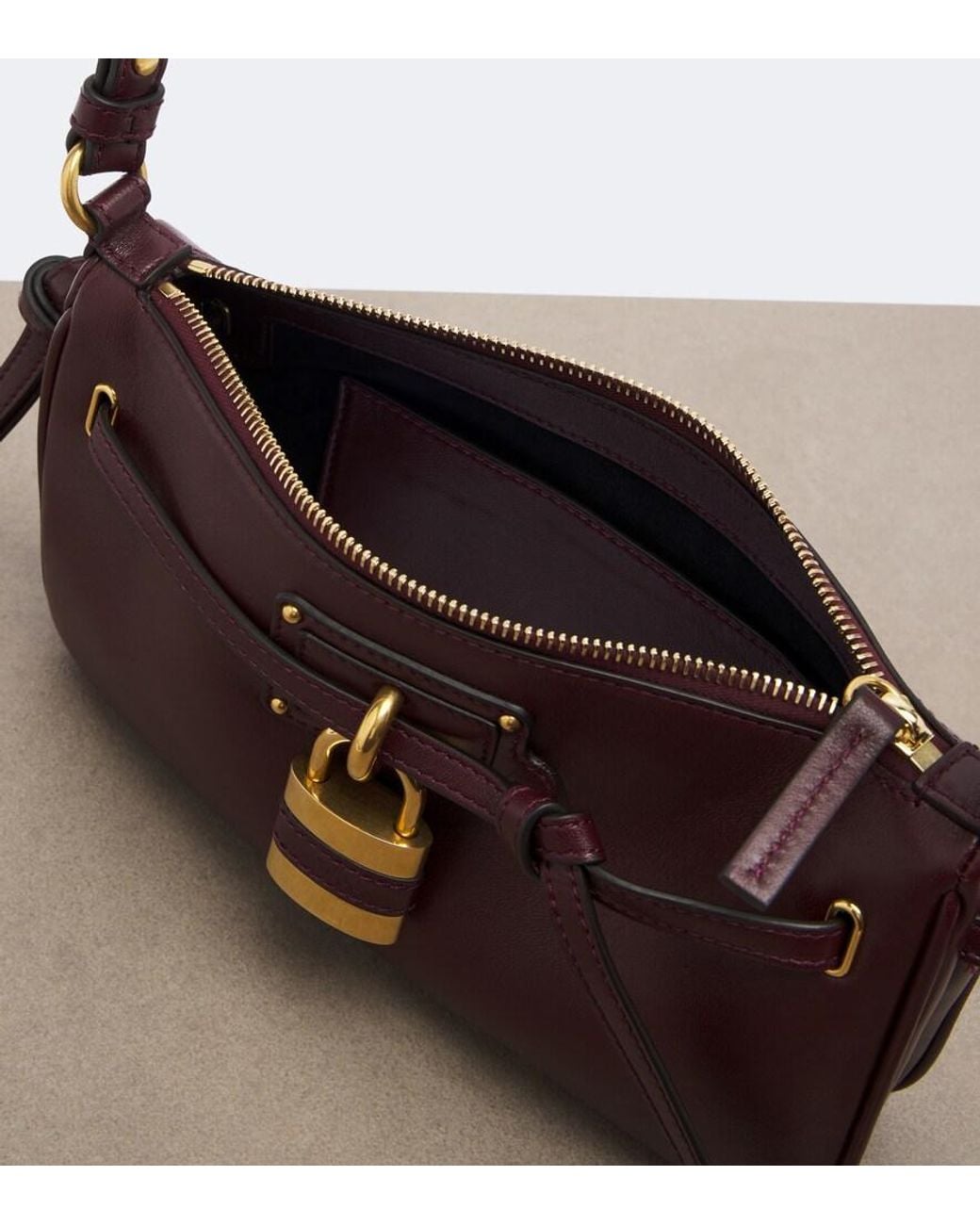 Chloé Purple Paddington Sling Mini Leather Shoulder Bag