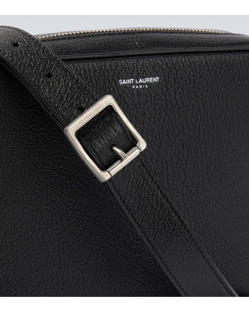 Saint Laurent White Spl Small Leather Shoulder Bag for men