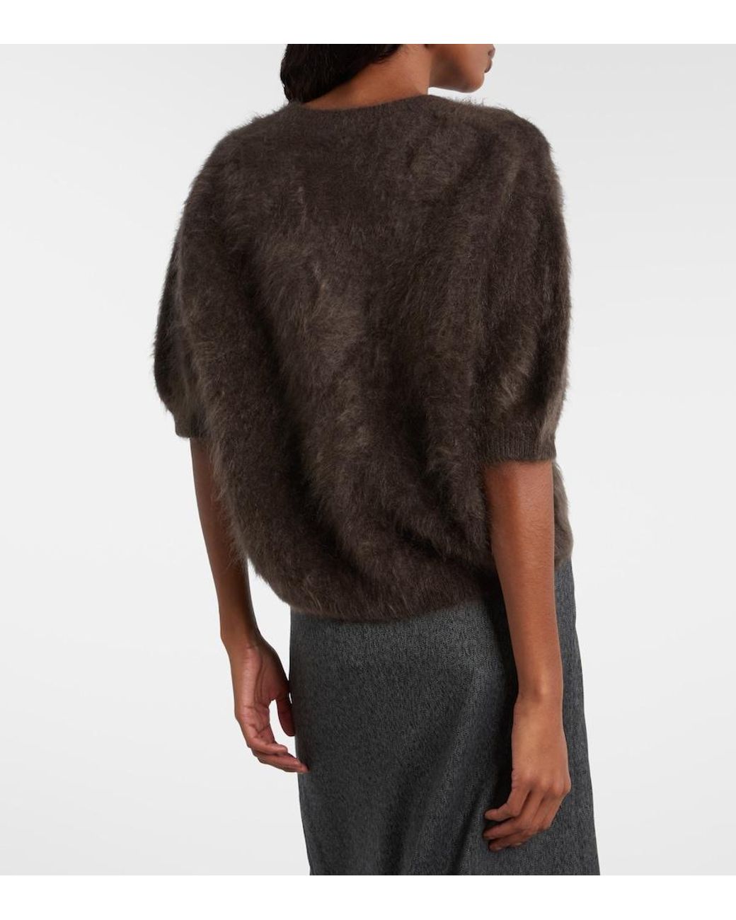 Lisa Yang Brown Juniper Cashmere Sweater