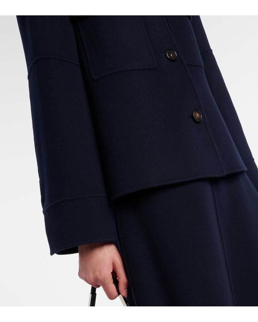 Max Mara Blue Free Virgin Wool Jacket