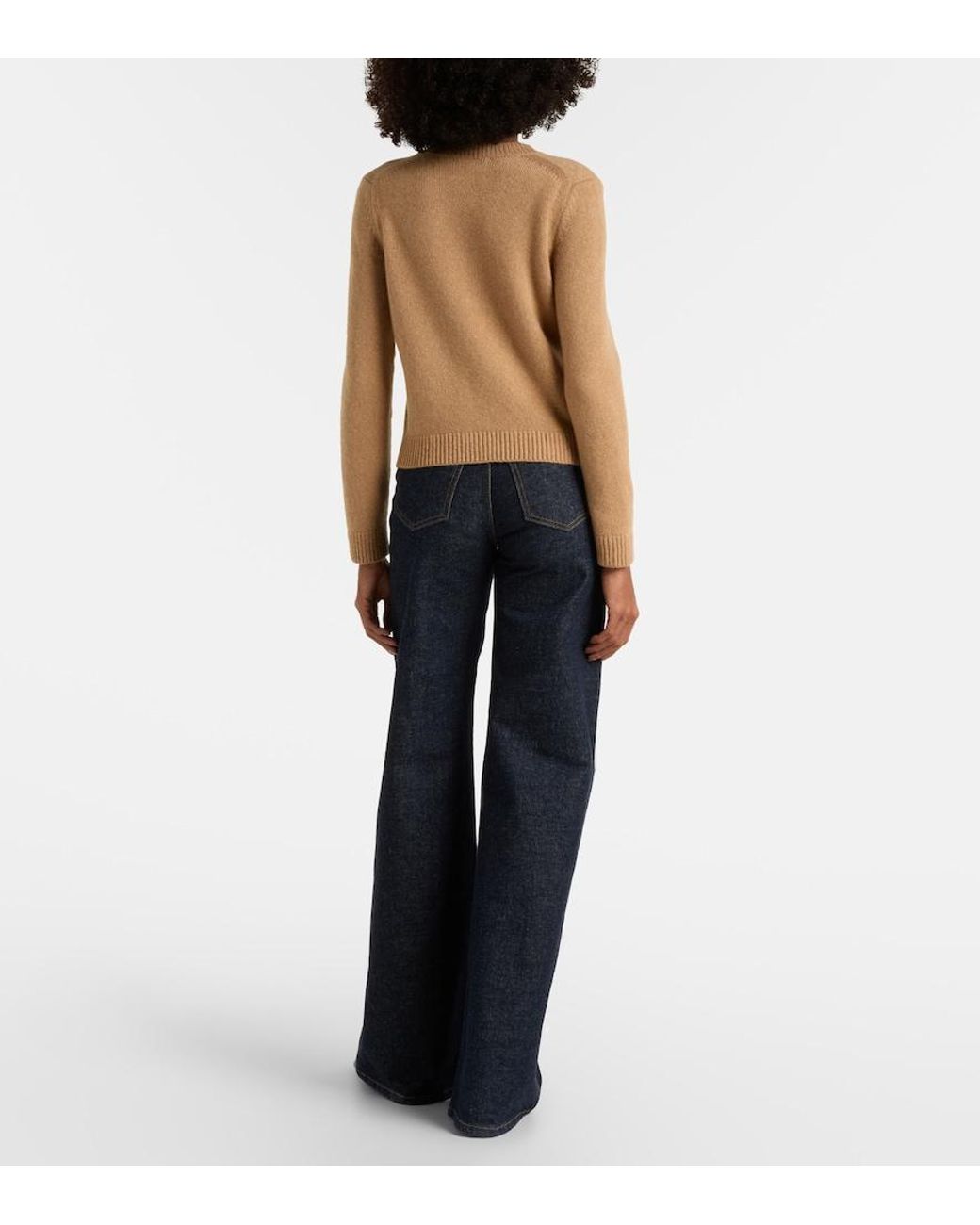 Khaite Natural Leta Cashmere Sweater