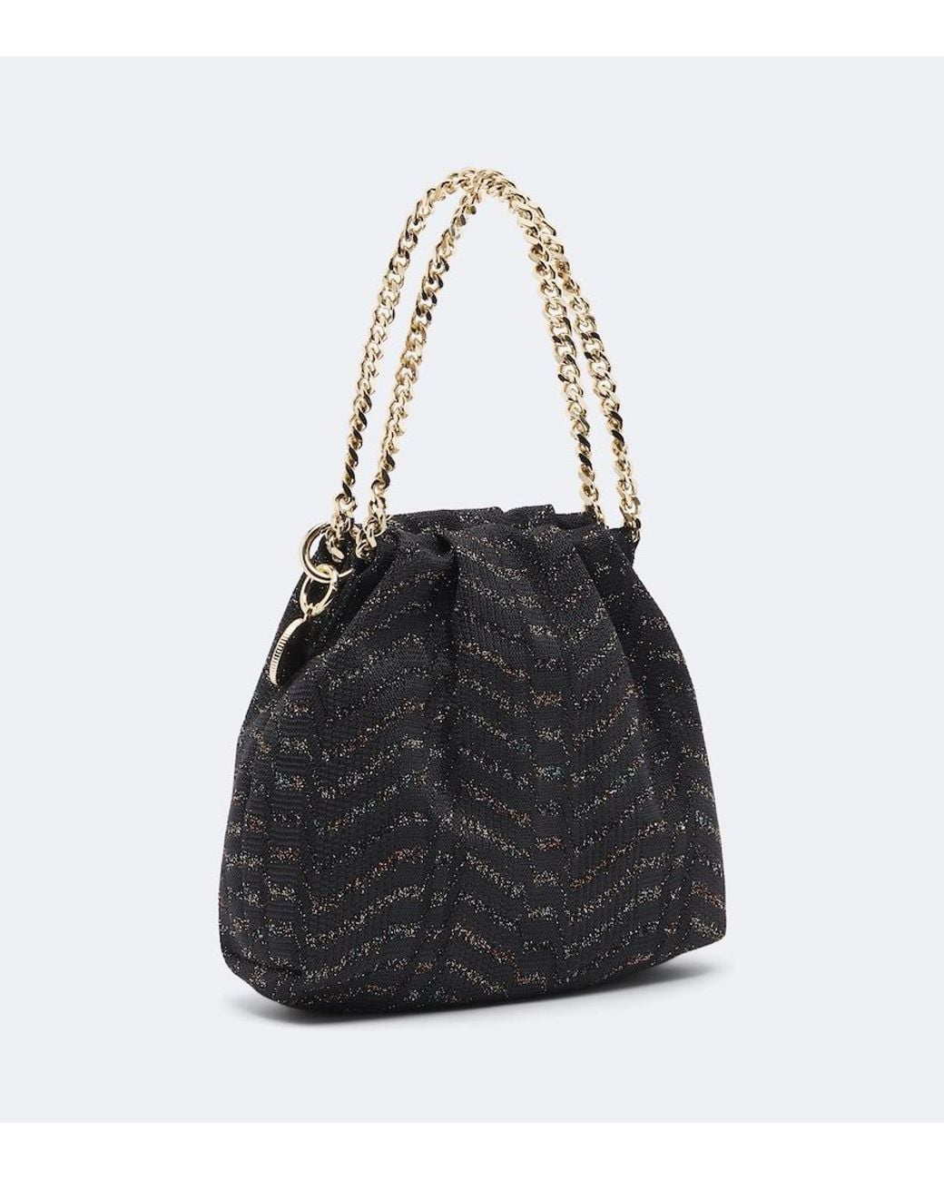 Missoni Black Greek Key Chevron Pouch
