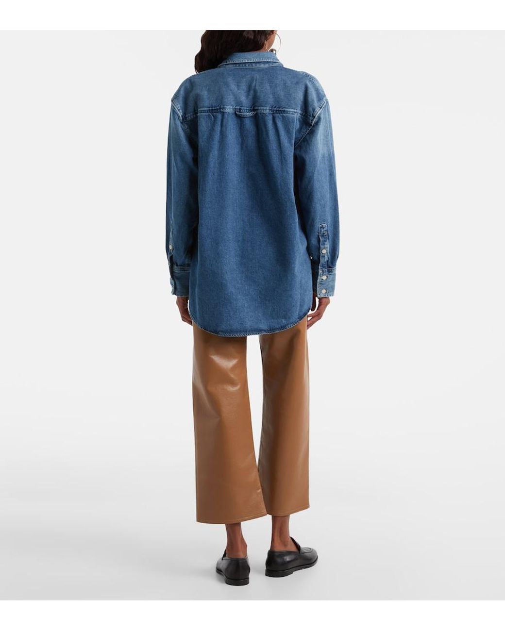 Citizens of Humanity Brown Faye Cropped Straight Pants