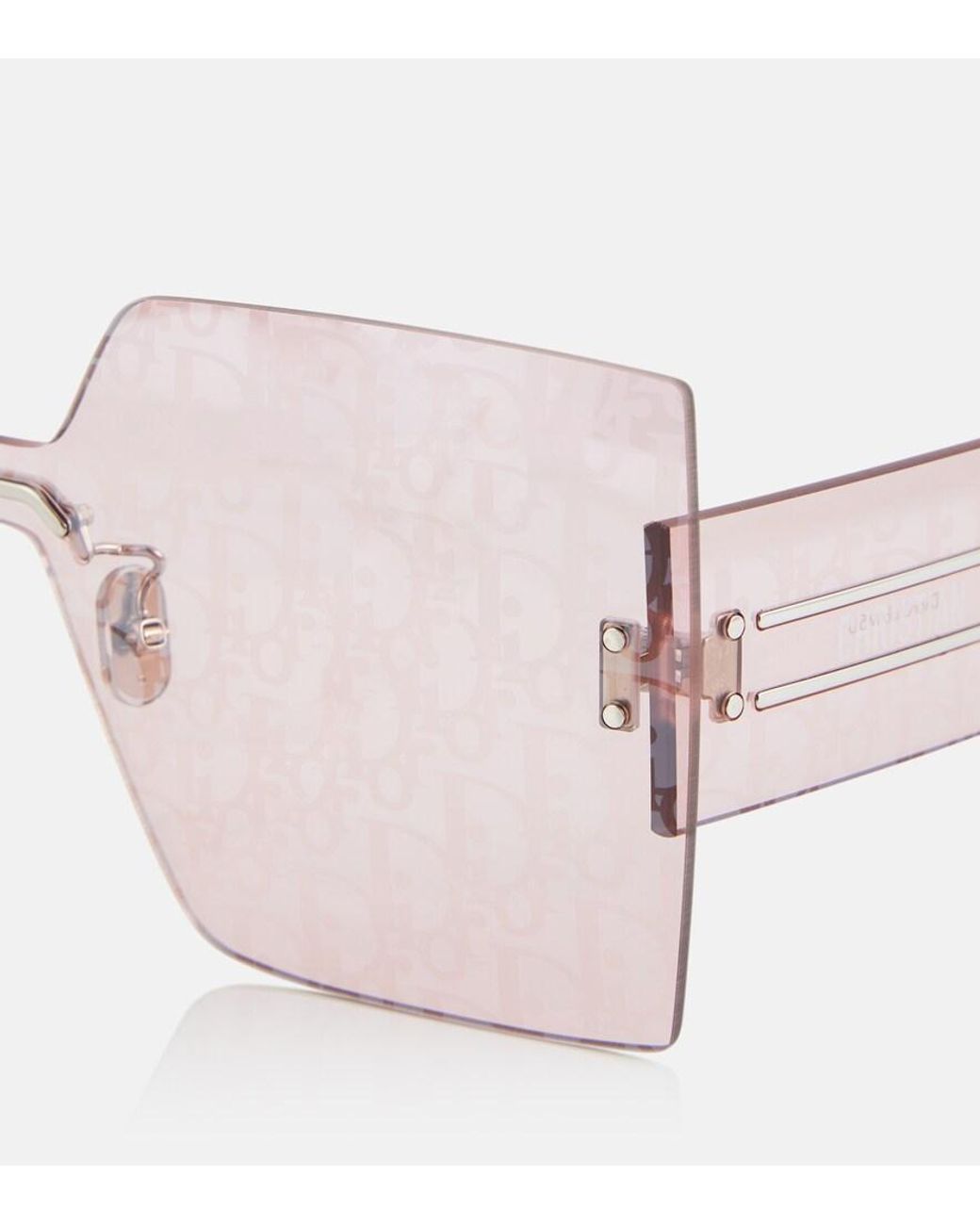Dior Diorclub M5U Square Sunglasses in Pink | Lyst UK