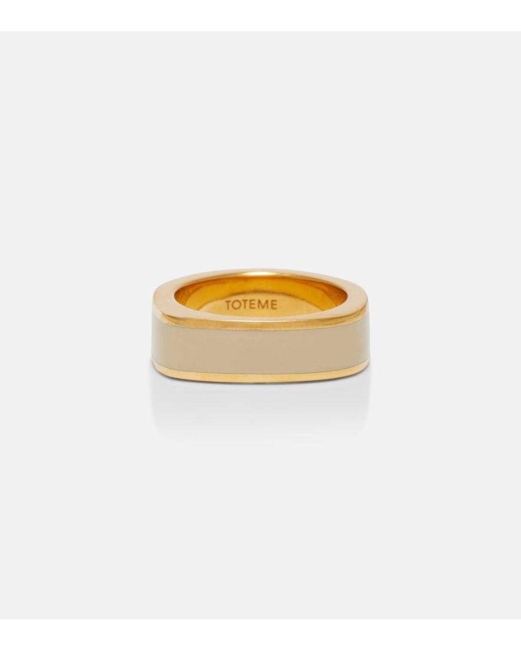 Totême Metallic Signature 18Kt-Plated Ring