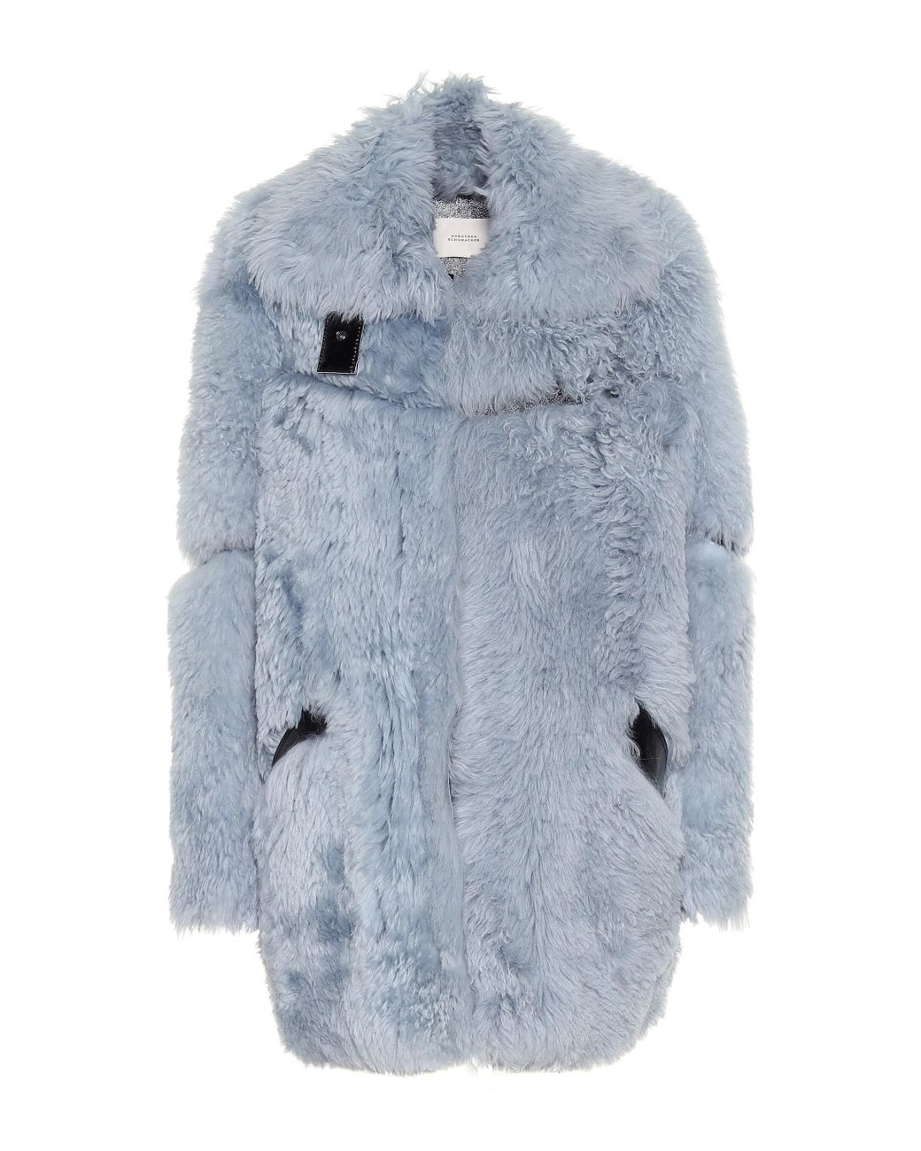 Dorothee Schumacher Reversible Shearling Leather Jacket in Blue - Lyst
