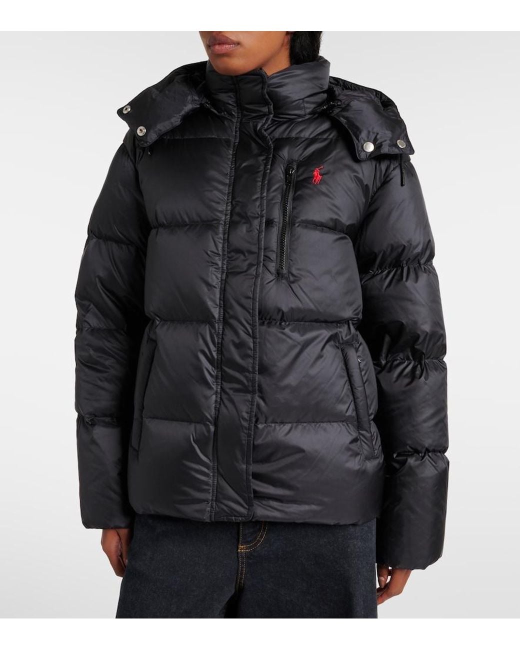 Polo Ralph Lauren Black Logo Down Jacket