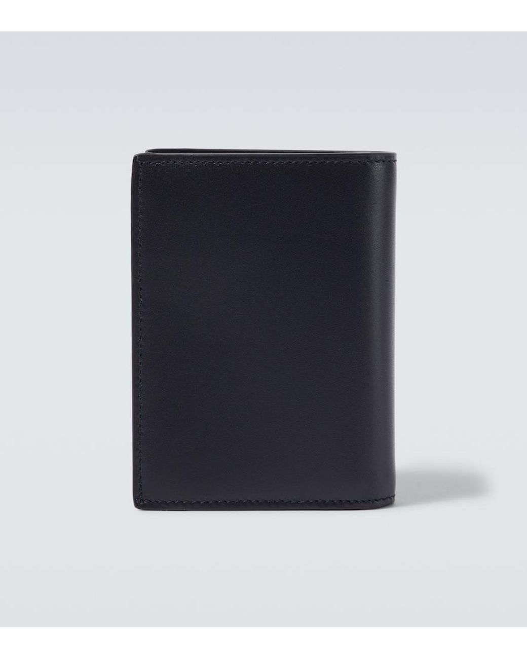 Saint Laurent Blue Leather Wallet for men