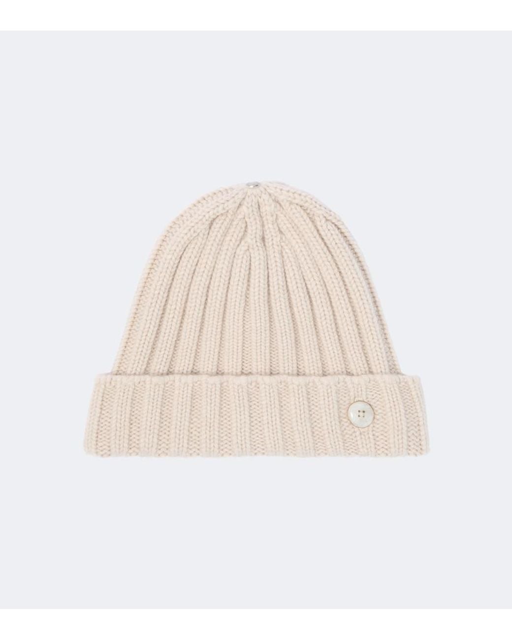 God's True Cashmere Natural Ribbed-Knit Cashmere Beanie With Moonstone for men