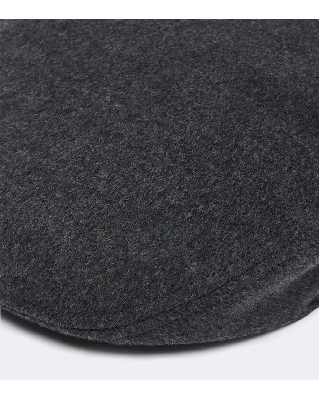 Jacquemus Black Valerie Virgin Wool Flat Cap