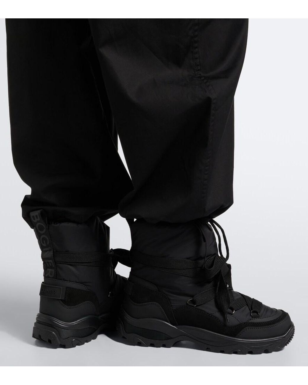 Bogner Black Alta Badia Technical Snow Boots