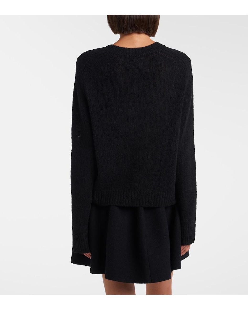 Lisa Yang Black Solene Cashmere And Silk Sweater