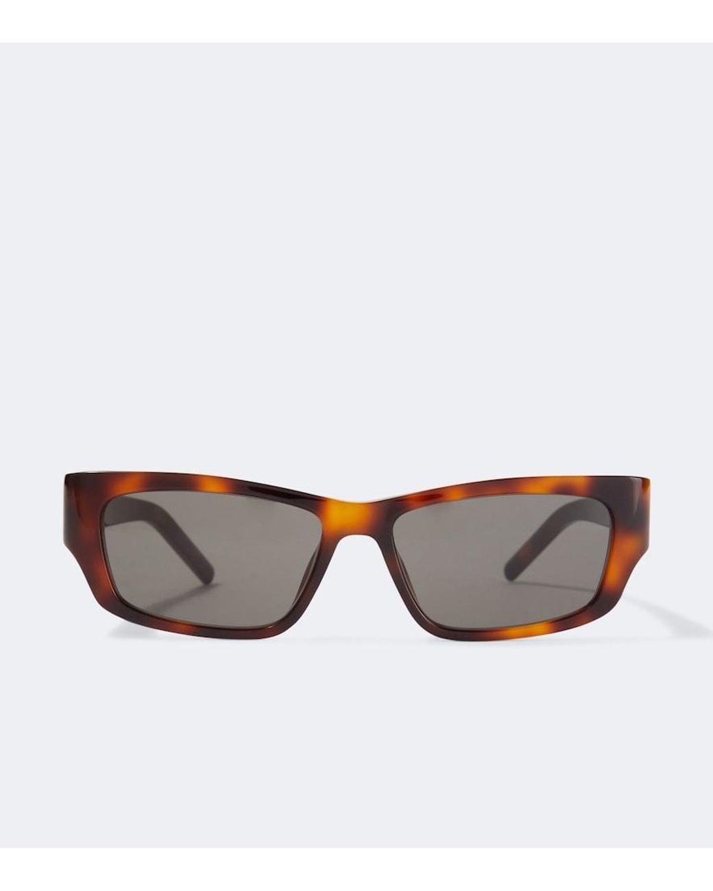 Saint Laurent Brown Sl M182 Jazz Rectangular Sunglasses for men