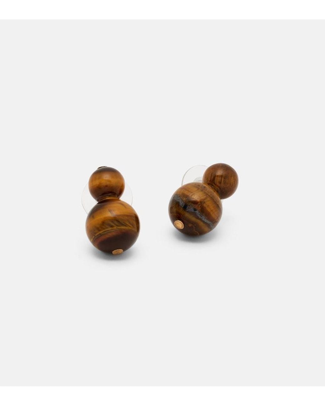 Jennifer Behr Brown Cara Beaded Earrings