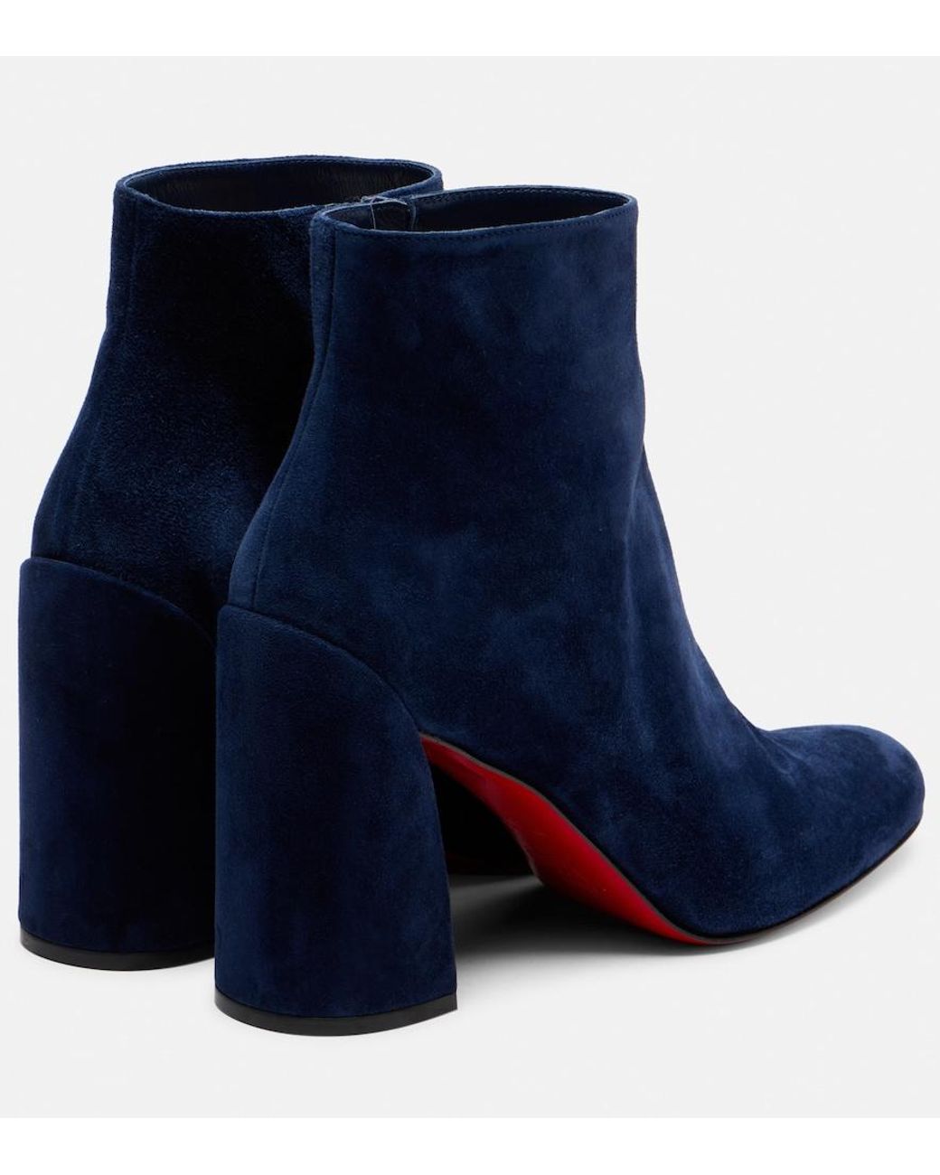 Christian Louboutin Blue Heeled Boots