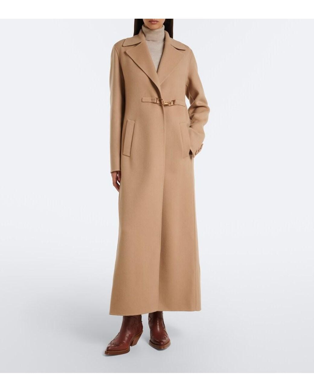 Gabriela Hearst Natural Dee Cashmere Coat