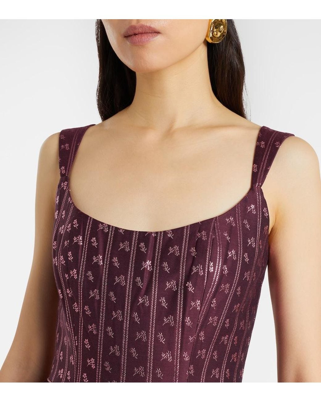 Robe Midi Apple Markarian en coloris Purple
